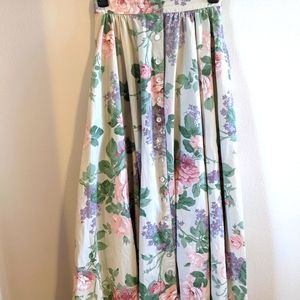 Vintage floral skirt